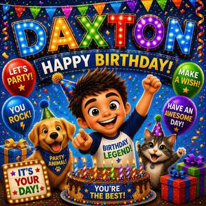 Happy Birthday Daxton