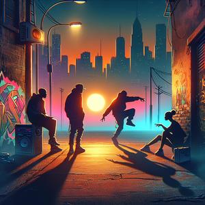 Silhouettes in the Glow of Dusk