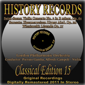 Wieniawski: Légende, Op. 17 (1956 Version)