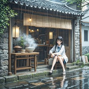 巷口的雨，未干_d