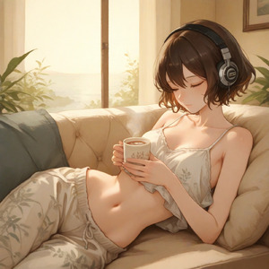 Nostalgic Lofi Rhodes at Sunrise for Sleep