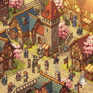 귀여운 게임 MMORPG의 OST스타일 음악 (4)