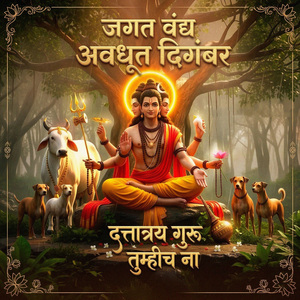 Jagat Vandya Avadhut Digambar Dattatray Guru Tumhich Na