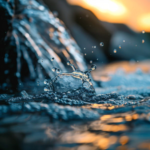 Gentle Streams Enhance Focused Calm