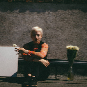 long brown curly hair