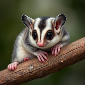 Красивая сахарная летяга