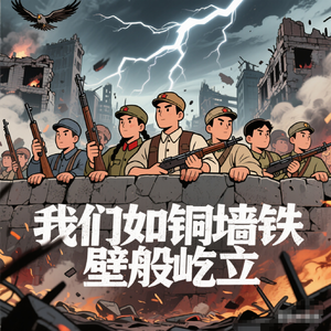 我们如铜墙铁壁般屹立