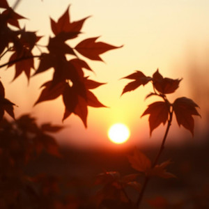 秋のシルエット