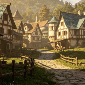 Combat within the village
