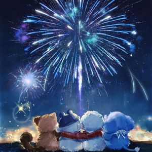 夏夜最后的烟火