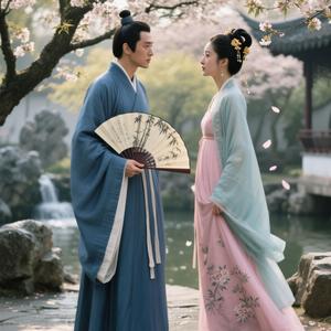 陆游与唐琬沈园重逢