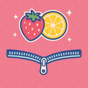 とくべつフルーツ♡ジッパー