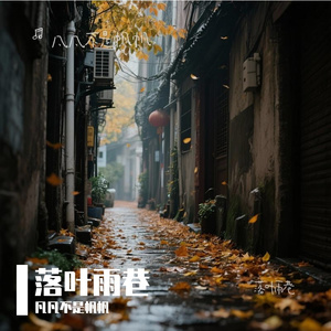 落叶雨巷