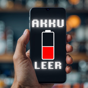 Akku leer
