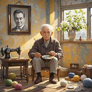 无声的调色盘_灯花佐酒书歌为伴