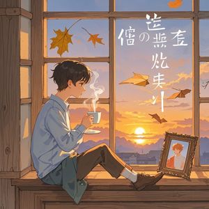 窗边的夕阳