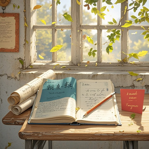 课桌旁的时光信