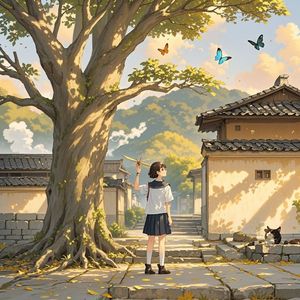 槐树下的碎星星-昀梓封江芳