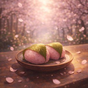 春の桜もち 京都