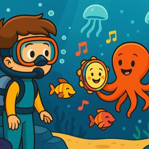 Petrecere Subacvatică (Numărăm de la 1 la 10)