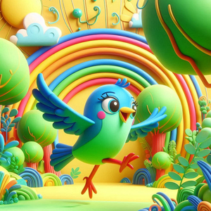 Sikorka Tańczy Wśród Drzew