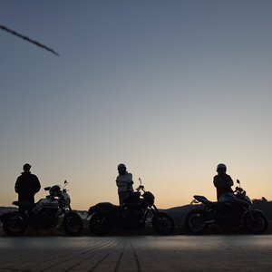 Motorcycle, Friends and Coffee