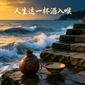 人生这一杯酒入喉