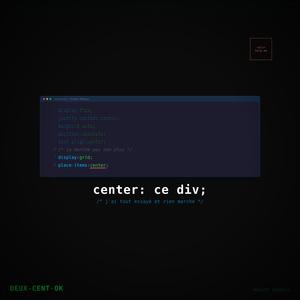 center: ce div
