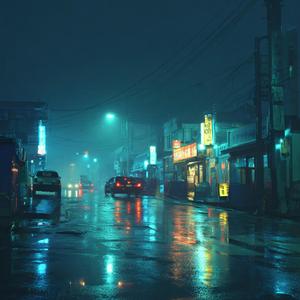 비오는밤의 운전