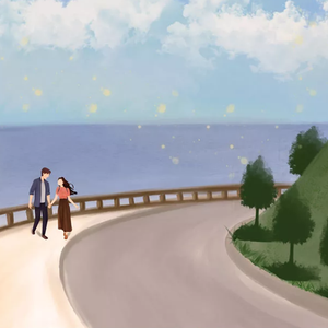 海边浪漫的小屋