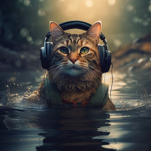 Cats Soothing Binaural Water Sounds