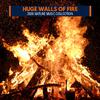 Heal with Flames Nature Music - Colorful Rain Water and Fire