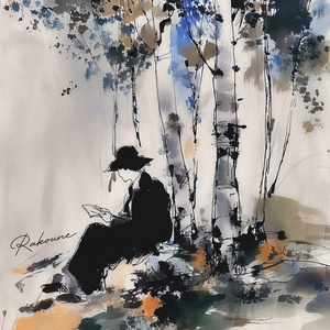 beside trees