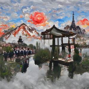 Gentle Breeze in the Garden