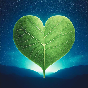 オレンジ色の空に包まれて