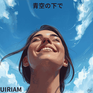 青空の下で