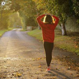산책로의 아지랑이