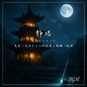月下に響く二胡とボウルの祈り