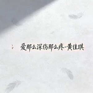 爱那么深伤那么疼 (DJ涵柱版)