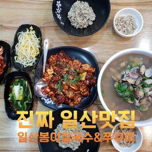 비가오면 봉이칼국수 해물파전