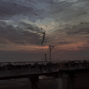 你还好吗我快烧光了像落山的太阳