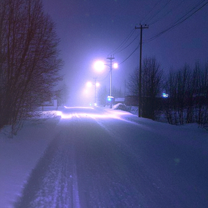 it's snowing