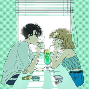 奶油苏打和冕形灯/クリームソーダとシャンデリア