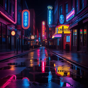 Neon Nights on 5th Avenue