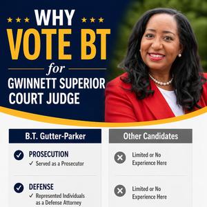 Vote Gutter Parker Gwinnett County Superior Court Judge