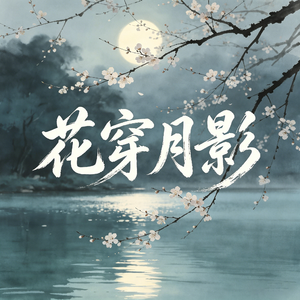 花穿月影