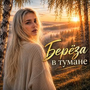 Берёза в тумане (Ковер)