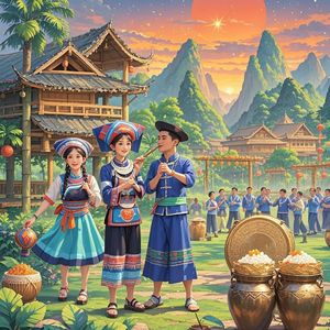 三月三的歌圩-农夫