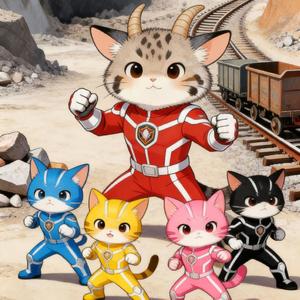 足裏猫砂戦隊チラバレンジャー