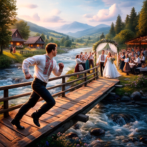 Розділила два села неспокійна річка